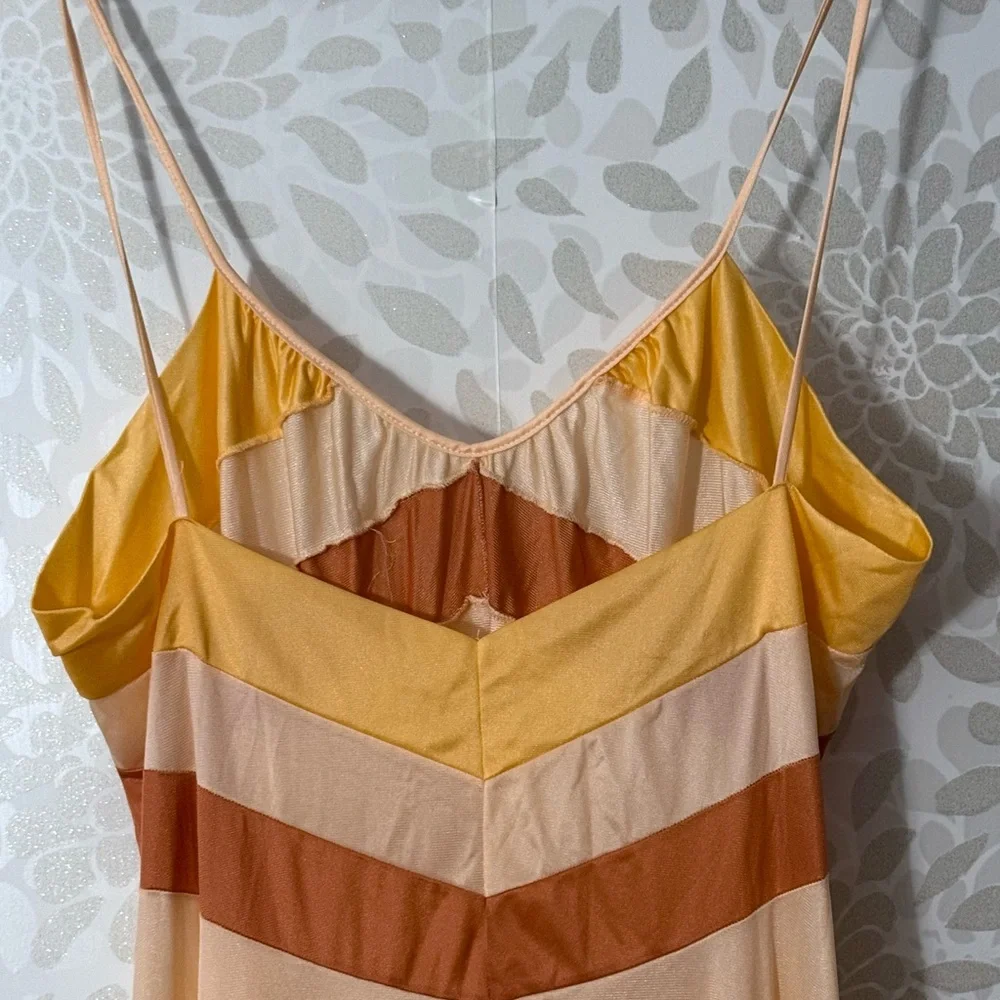 SET Vintage Gossard Artemis 70s Women’s L ROBE + SLIP Set Lingerie Nightie Dress - Picture 9 of 12